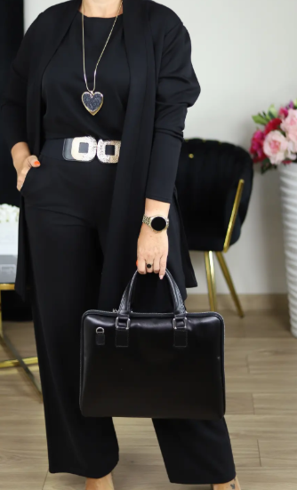 ZENDAYA / CONJUNTO TRES PIEZAS CON CÁRDIGAN