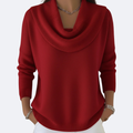 LIDIA / SUÉTER CON CUELLO DE VOLANTE