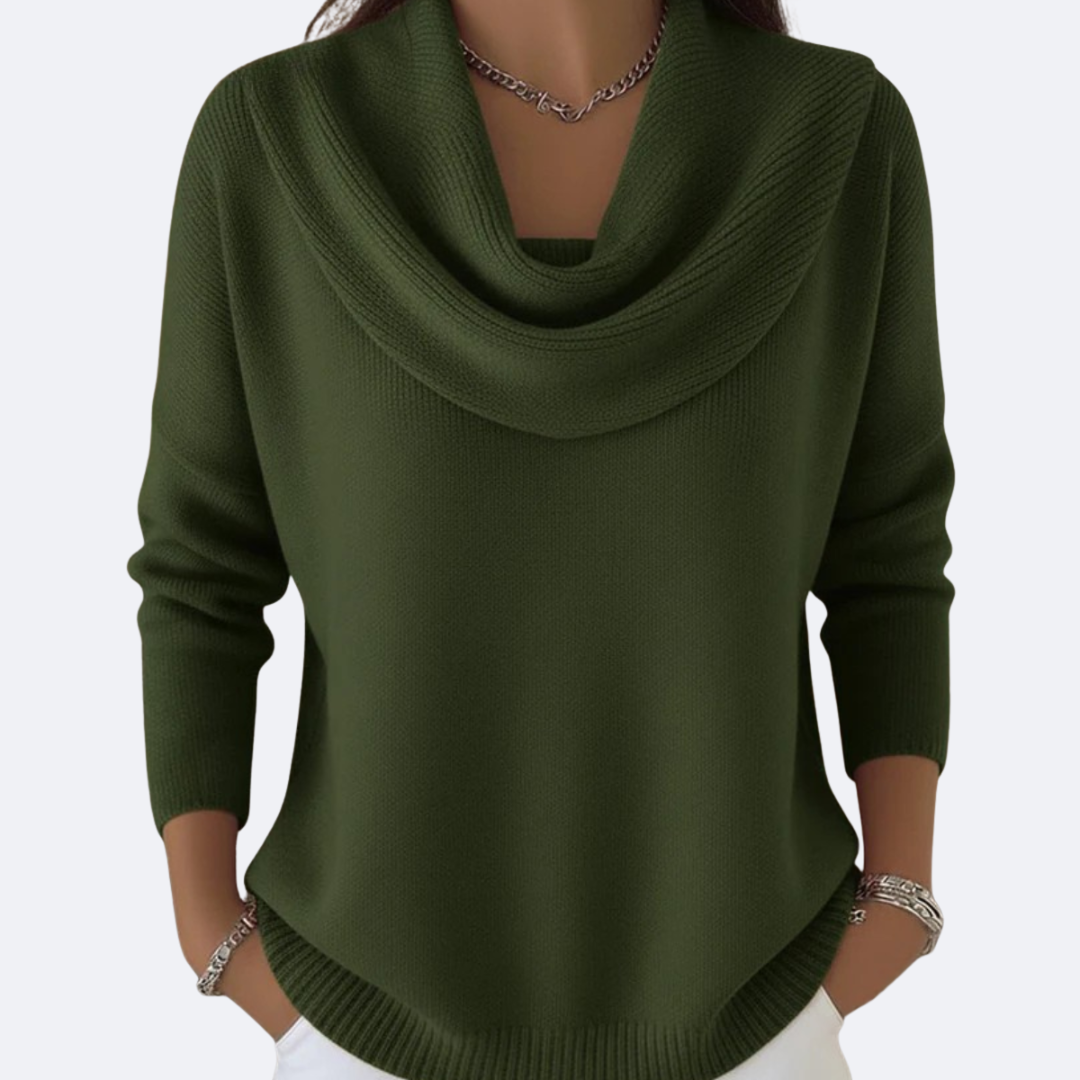 LIDIA / SUÉTER CON CUELLO DE VOLANTE