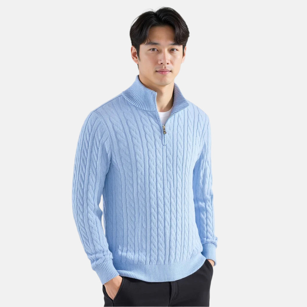 SUÉTER DE PUNTO CON CREMALLERA
