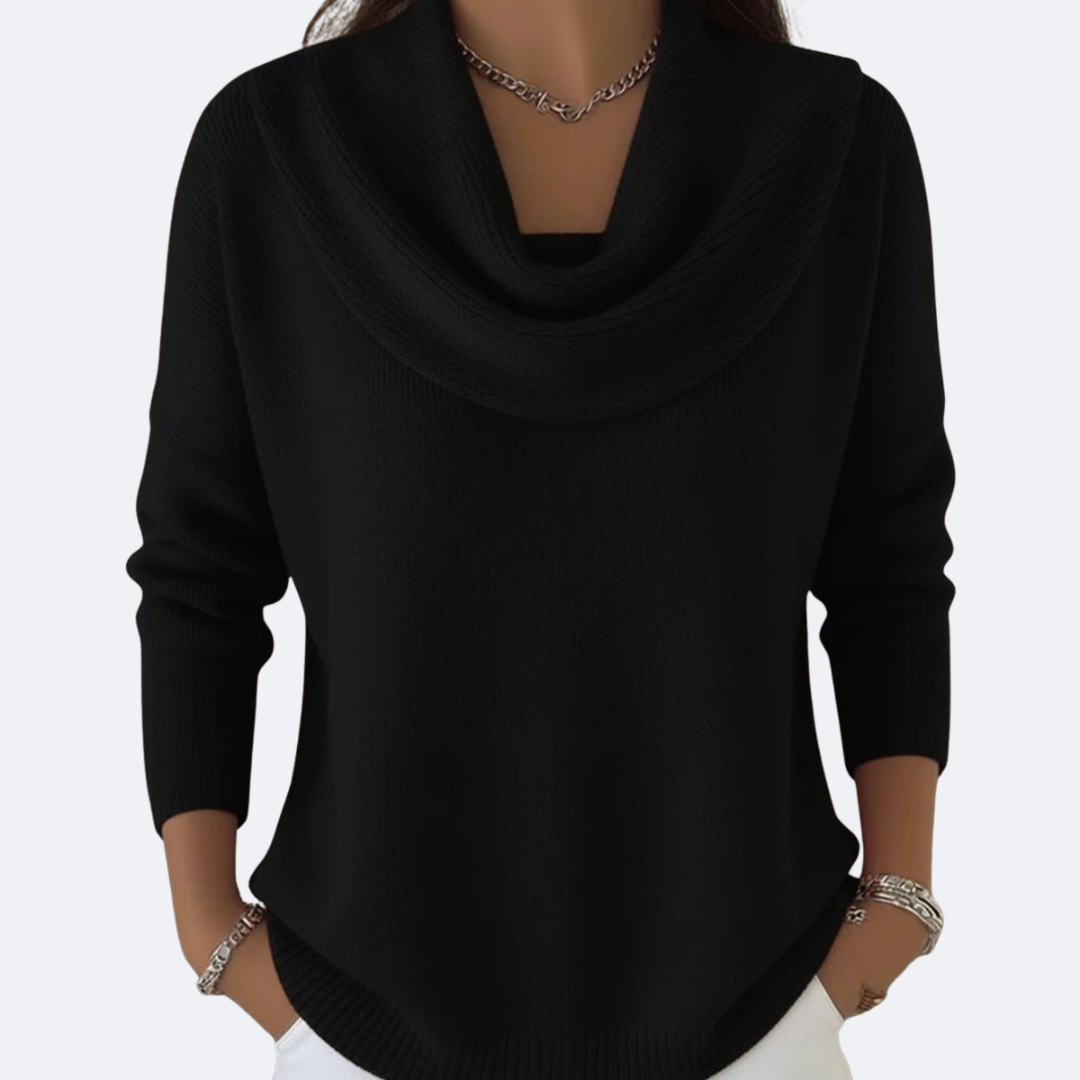 LIDIA / SUÉTER CON CUELLO DE VOLANTE