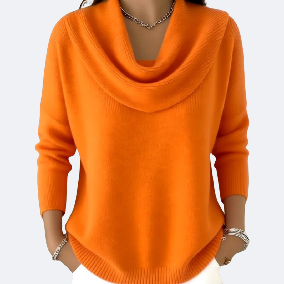 LIDIA / SUÉTER CON CUELLO DE VOLANTE