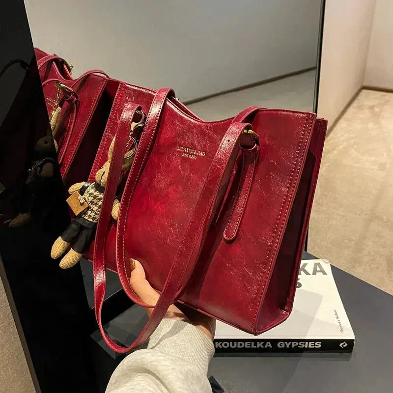 BOLSO VINTAGE EN PIEL VEGANA