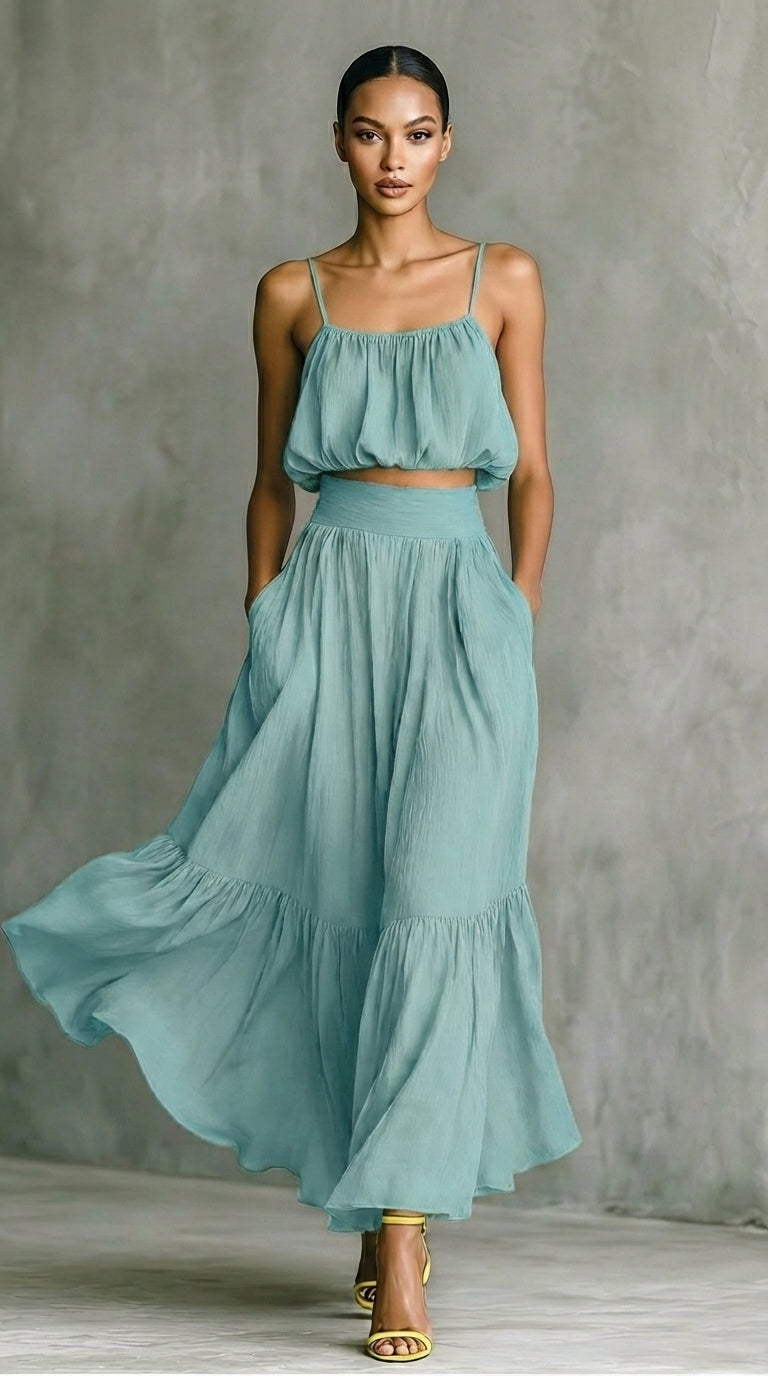 ROSENIA | Conjunto fresco y veraniego perfecto para esta temporada.