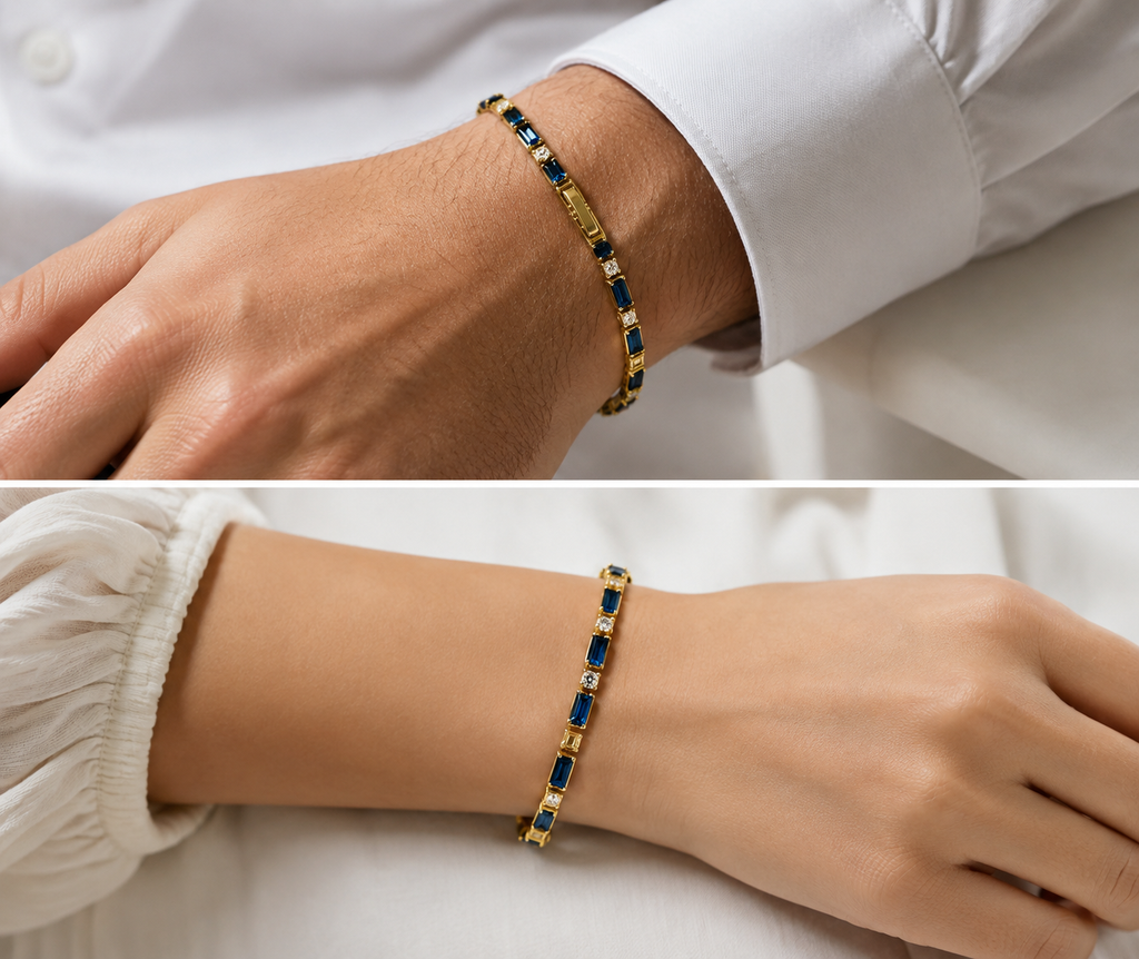 PULSERA RUBY DE ACERO INOXIDABLE