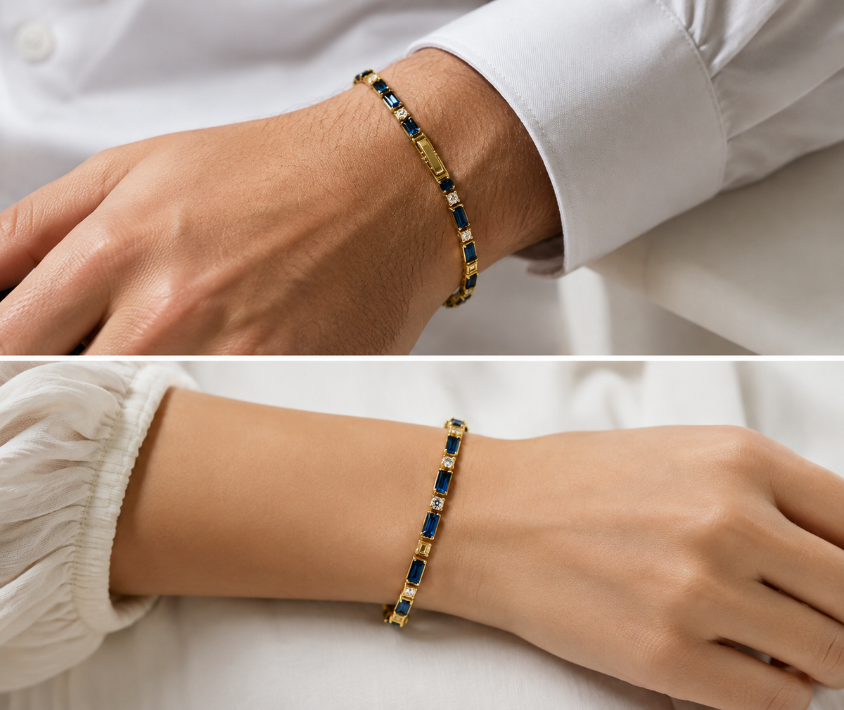 PULSERA RUBY DE ACERO INOXIDABLE