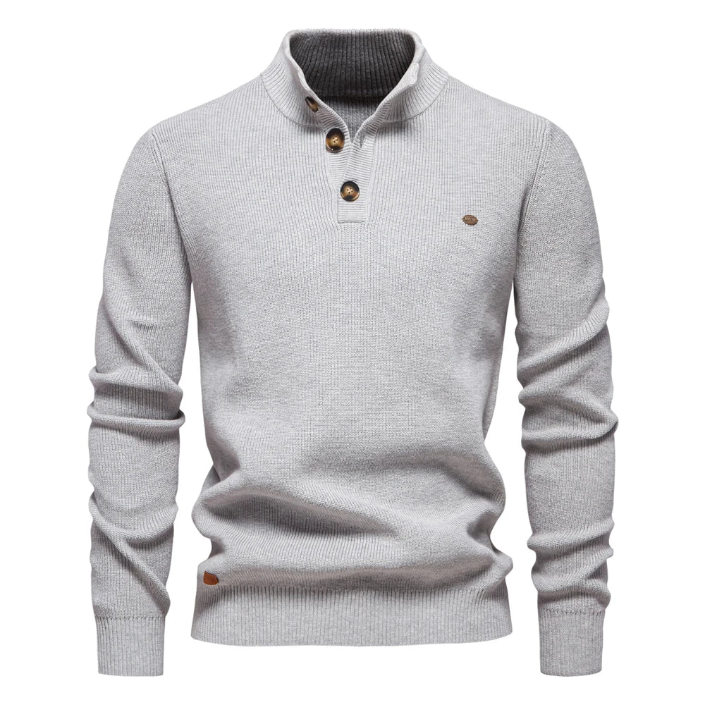 SUÉTER ELEGANTE CON DISEÑO DE BOTONES