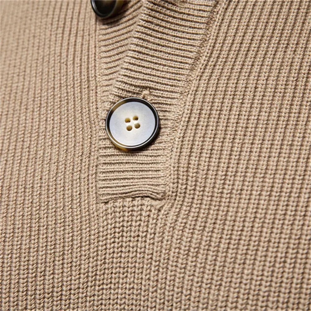 SUÉTER ELEGANTE CON DISEÑO DE BOTONES