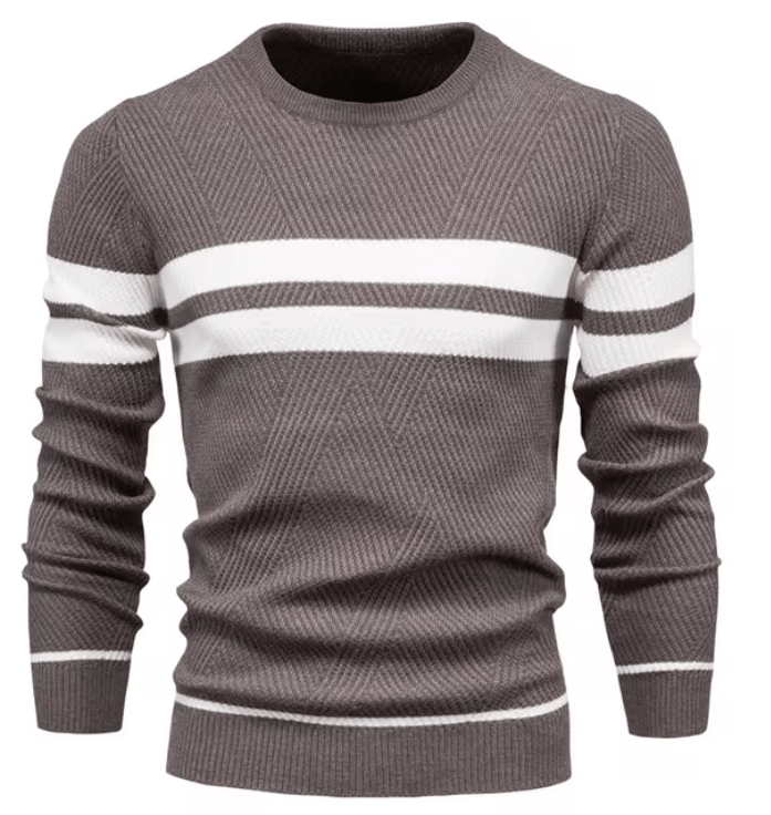 SUÉTER ELEGANTE CON DISEÑO DE ESPIGA