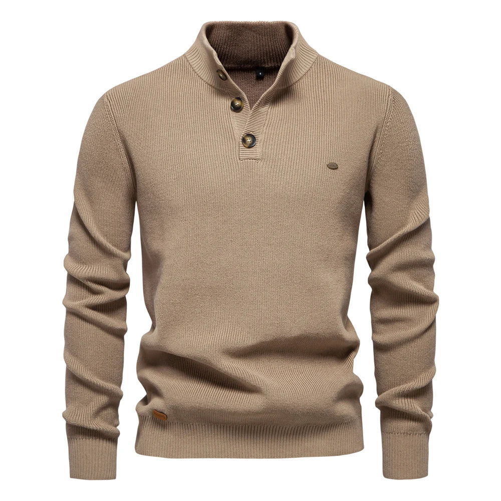 SUÉTER ELEGANTE CON DISEÑO DE BOTONES