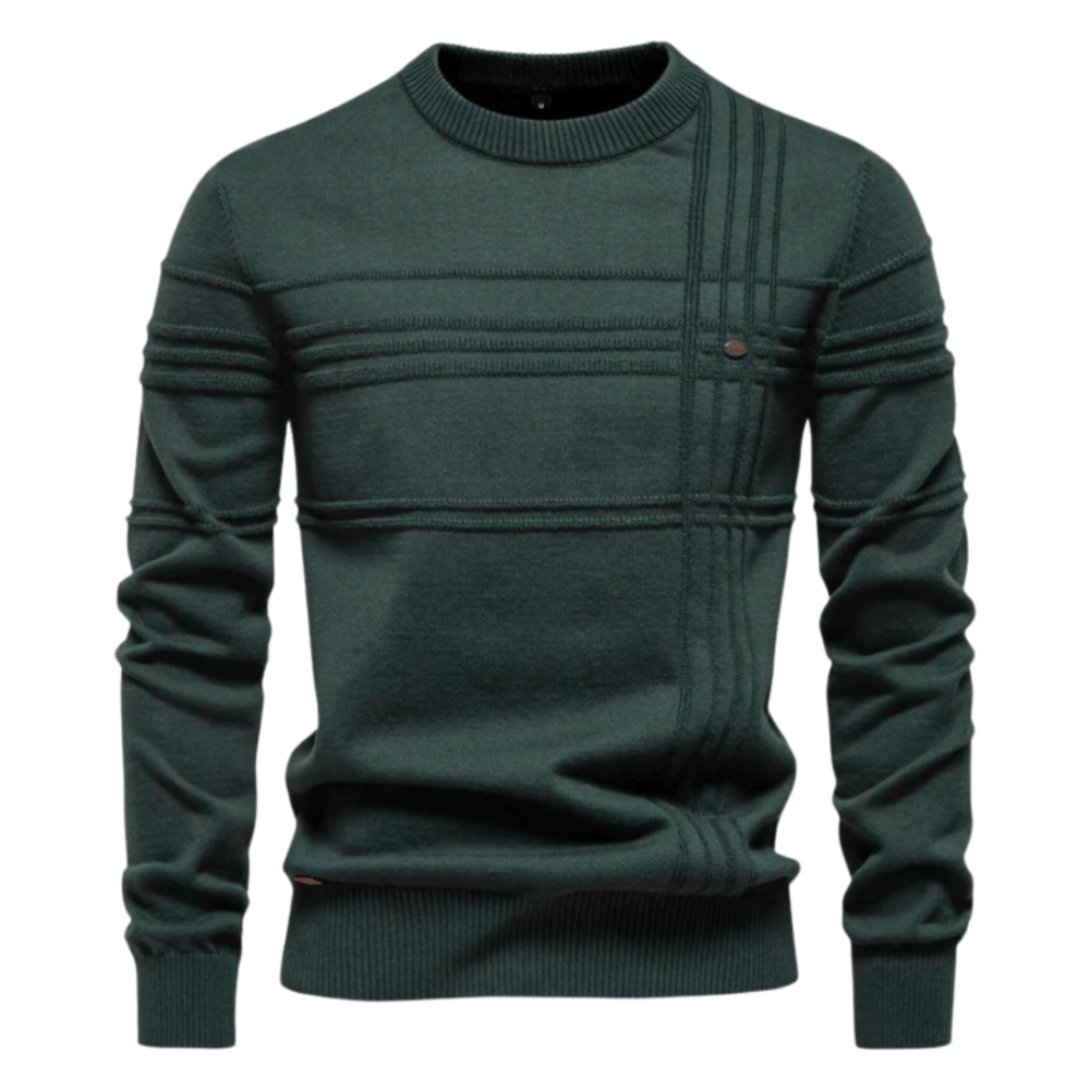 SUÉTER ELEGANTE CON DISEÑO DE CUADROS