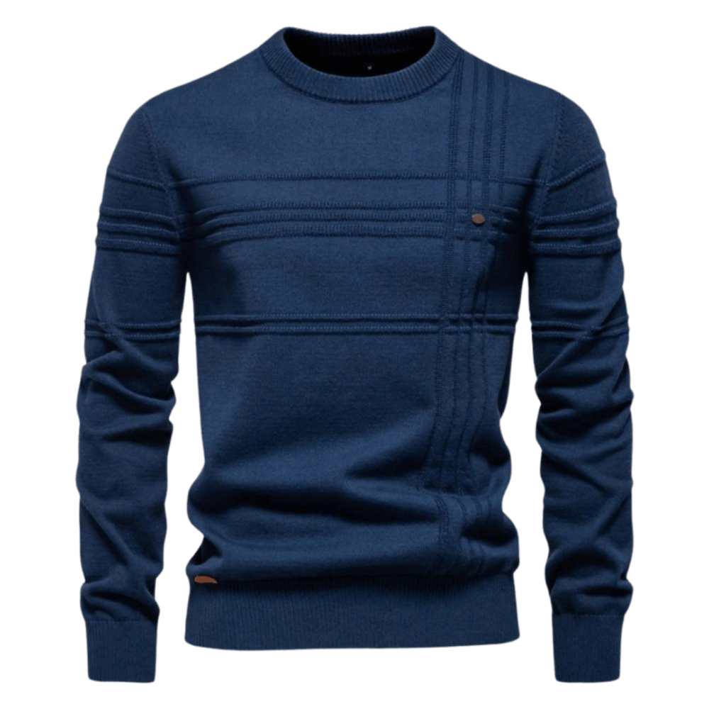 SUÉTER ELEGANTE CON DISEÑO DE CUADROS