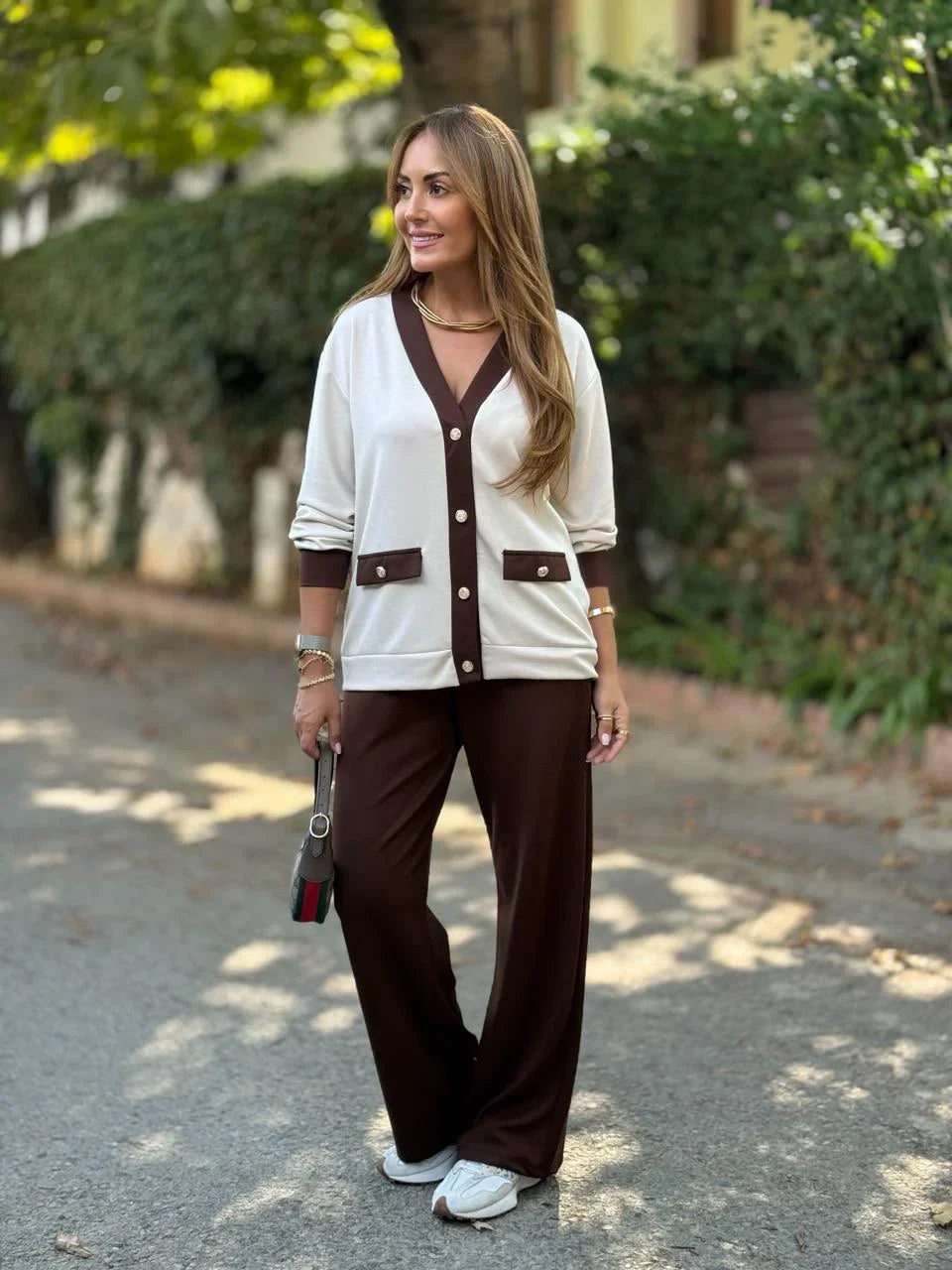 ESTELLA / CONJUNTO PANTALÓN Y CÁRDIGAN