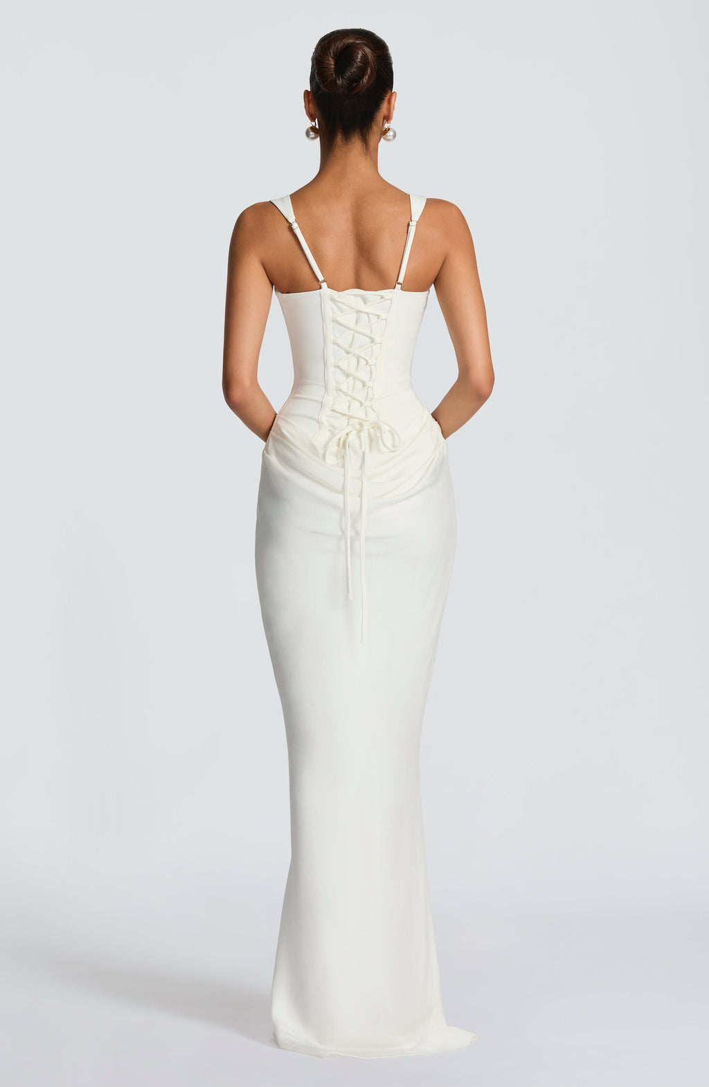 LYA / VESTIDO MAXI CON ESCOTE CUADRADO