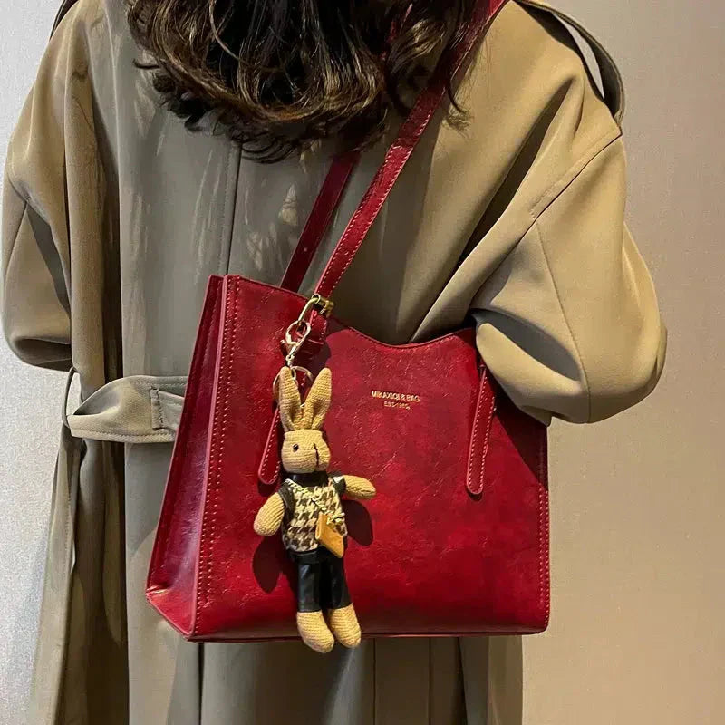 BOLSO VINTAGE EN PIEL VEGANA