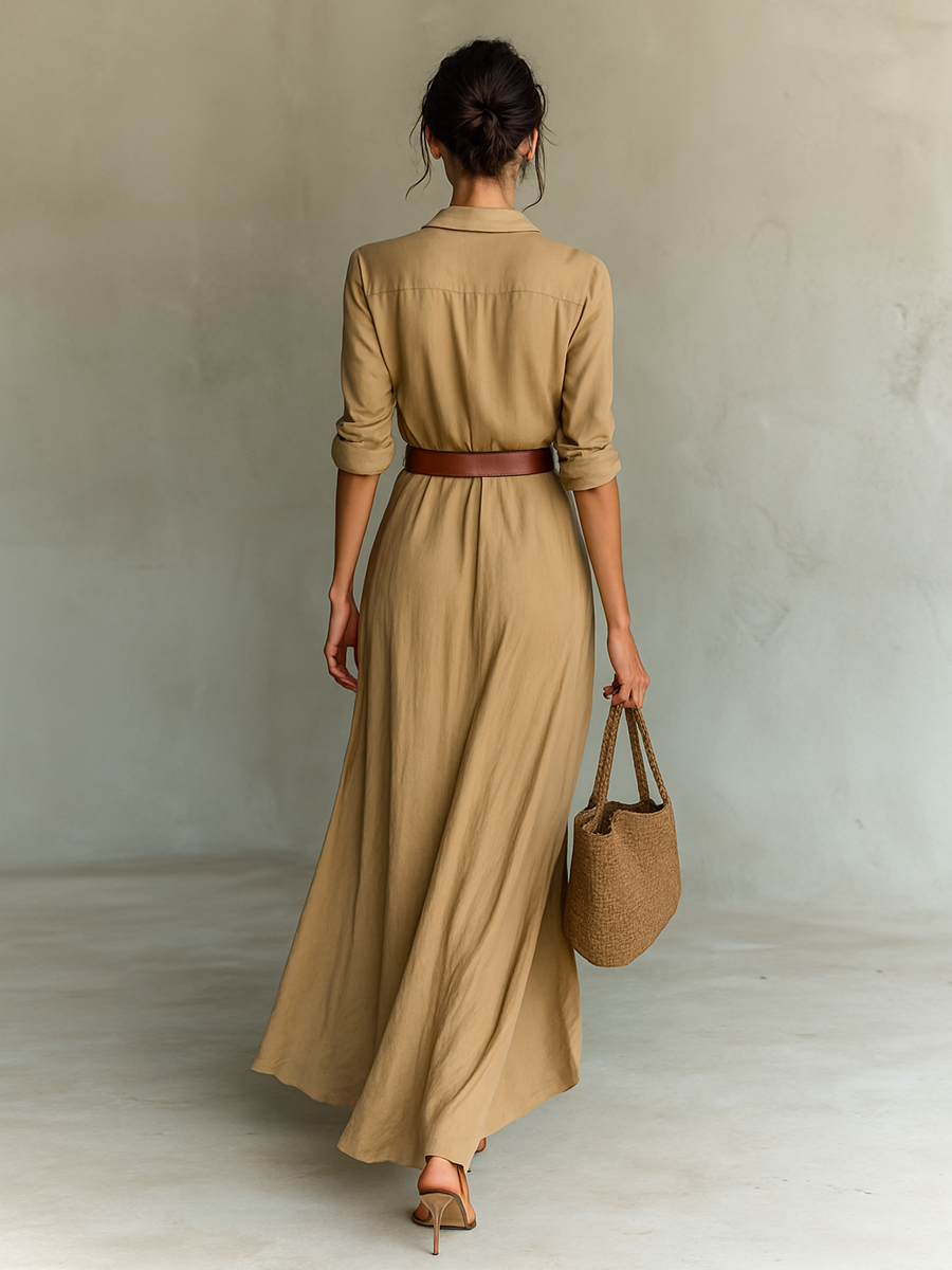 BEA / VESTIDO LARGO CASUAL