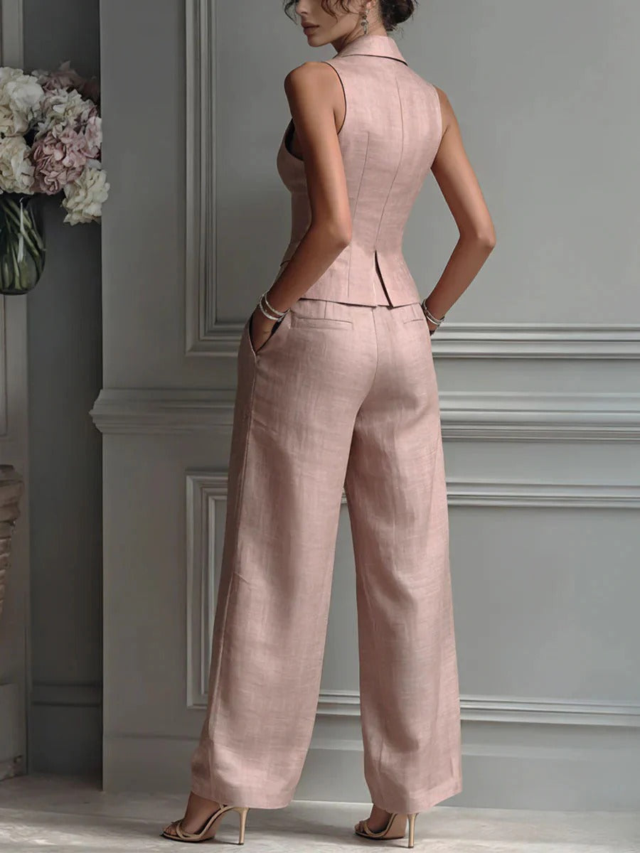 AURORA /CONJUNTO MUJER DOS PIEZAS CON ESCOTE EN V