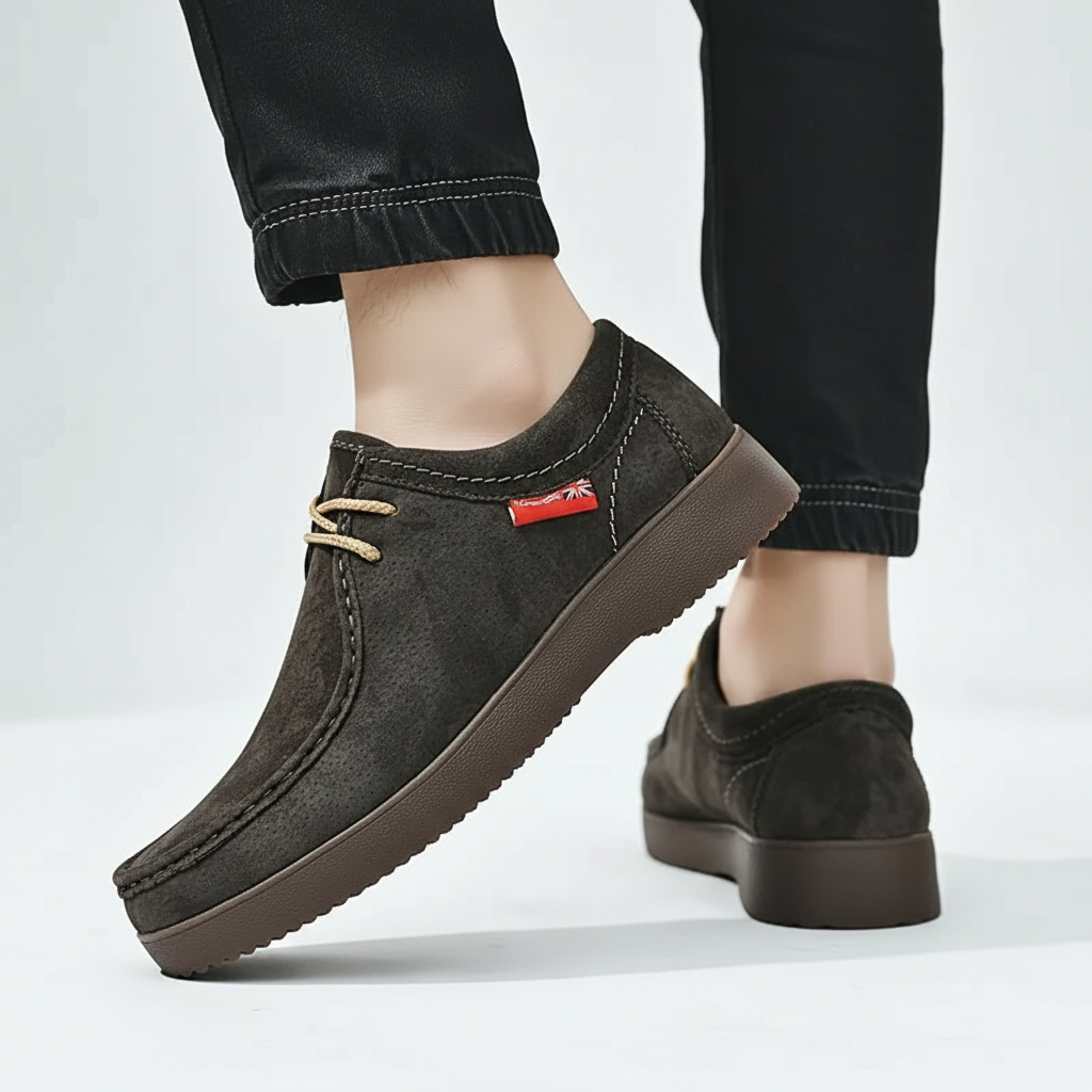 ZAPATO ORTOPÉDICO DE PIEL - HOMBRE