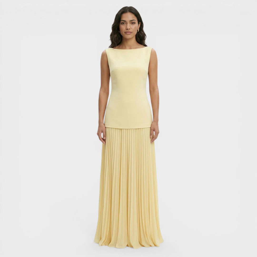 CONJUNTO MUJER VESTIDO PLEGADO