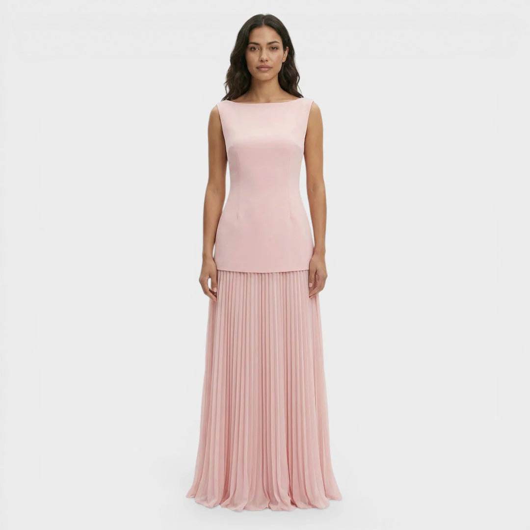 CONJUNTO MUJER VESTIDO PLEGADO