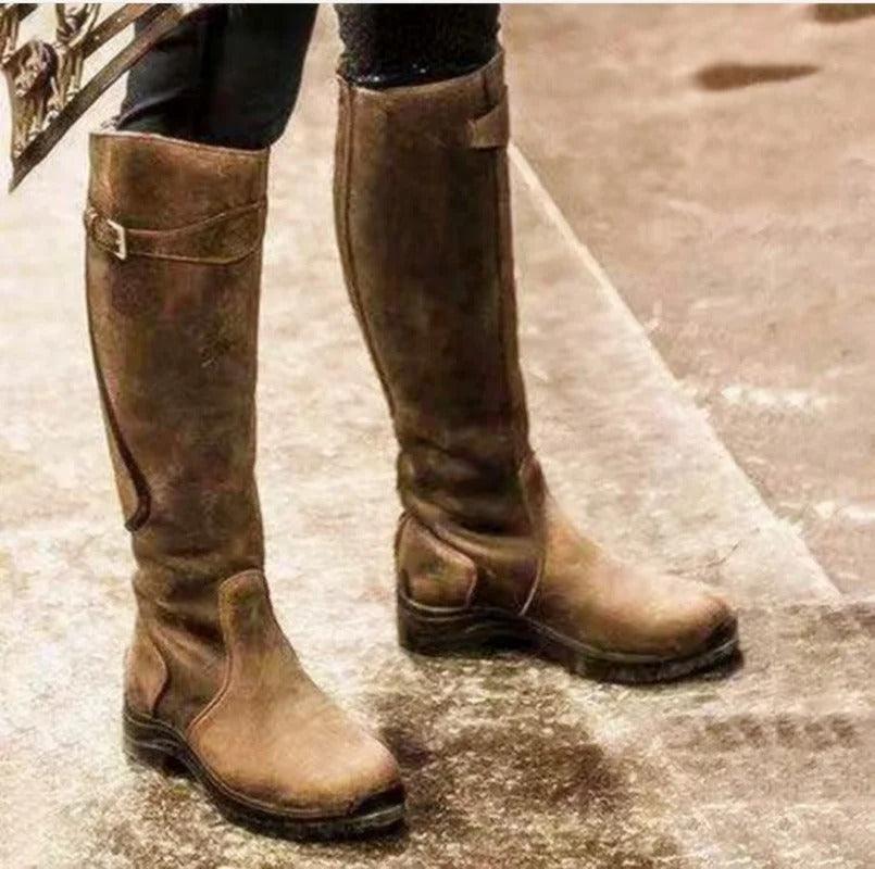 LANIA / BOTAS EQUITACIÓN CUERO IMPERMEABLE
