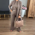 ZENDAYA / CONJUNTO TRES PIEZAS CON CÁRDIGAN