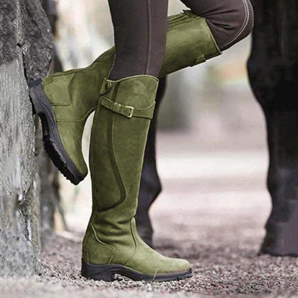 LANIA / BOTAS EQUITACIÓN CUERO IMPERMEABLE